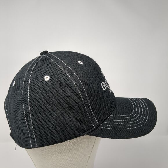 Big Green Egg Strapback Hat Black One Size Adjustable Embroidered Polyester - Picture 4 of 8